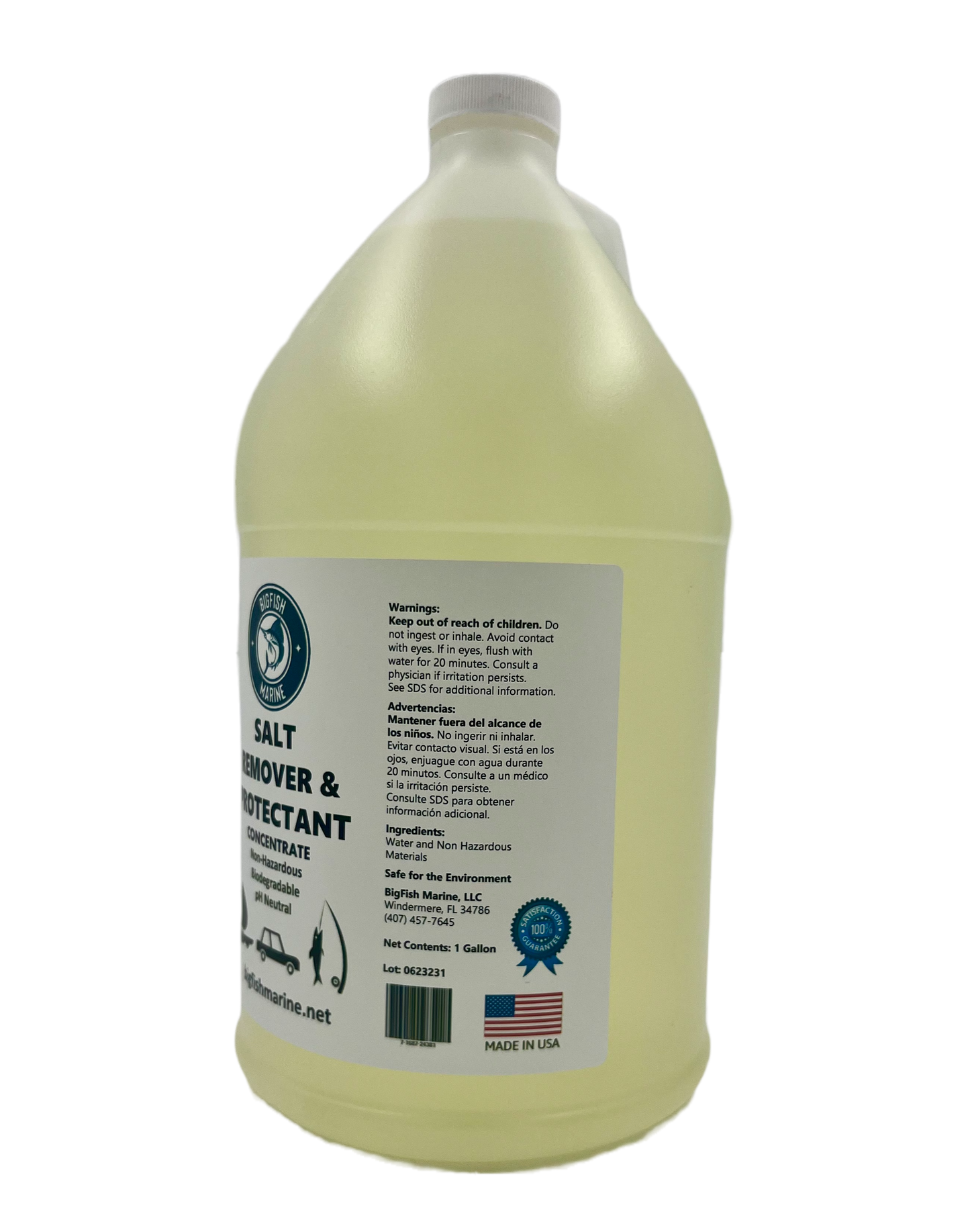 Salt Remover & Protectant Concentrate - 1 gallon bottle (Our Best Seller)