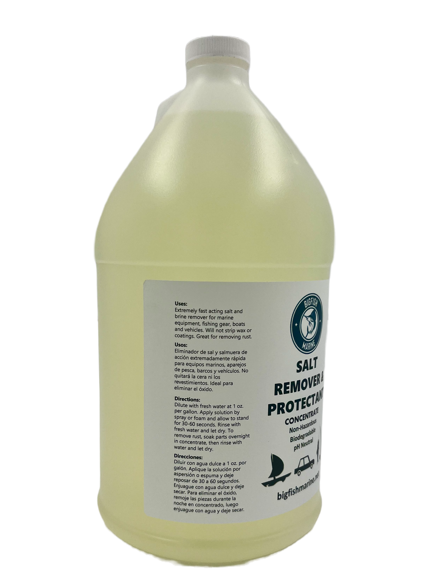 Salt Remover & Protectant Concentrate - 1 gallon bottle (Our Best Seller)